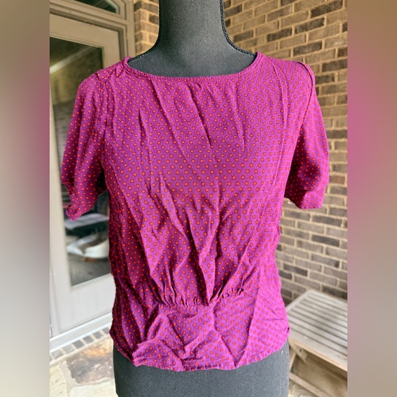 Ann Taylor Tops - Ann Taylor Purple and Orange Blouse